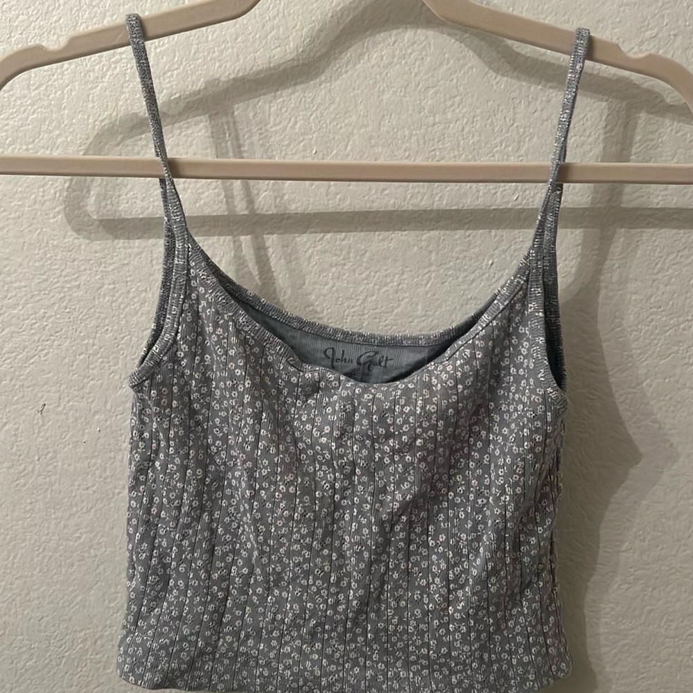 brandy melville floral tank